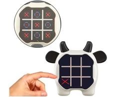 Elektroninis atminties žaidimas „Tic Tac Toe“ karvė, juodas/baltas