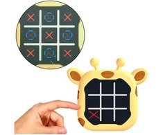 Elektroninis atminties žaidimas „Tic Tac Toe“ žirafa, geltonas
