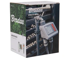 Elektroninis laistymo laikmatis su drėgmės jutikliu Bradas Baltas LINE, 38 l/min