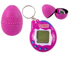 Elektroninis žaidimas gyvūnėlis "Tamagotchi" kiaušinyje, rožinis