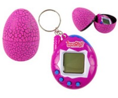 Elektroninis žaidimas gyvūnėlis "Tamagotchi" kiaušinyje, rožinis