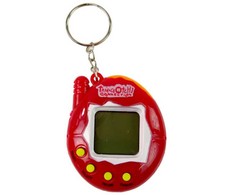 Elektroninis žaidimas gyvūnėlis Tamagotchi kiaušinyje, raudonas