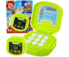 Elektroninis žaidimas "Tic Tac Toe", 9 režimai, žalias