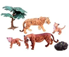 Figūrėlių rinkinys "Safari tigrai"
