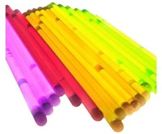 Fluorescencinės lazdelės-apyrankės, įvairiaspalvės, 100 vnt.