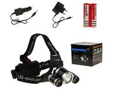 Galvos žibintas 3 x CREE LED