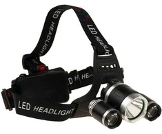 Galvos žibintas 3 x CREE LED