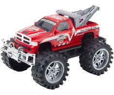 Gelbėjimo automobilis visureigis, 27 cm, raudonas