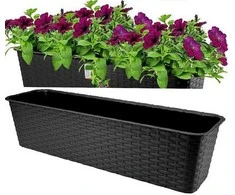 Gėlių vazonas Ratolla Case, 59 cm, antracito