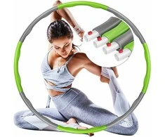 Gimnastikos lankas su masažuokliu Hula Hoop, 100 cm, 1 vnt.