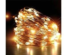 Girlianda 100 LED, šiltai balta