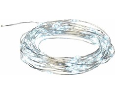 Girlianda 20 LED, šalta balta