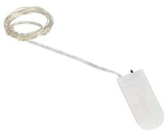 Girlianda 20 LED, šilta balta