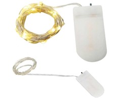 Girlianda 20 LED, šilta balta