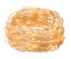 Girlianda 300 LED, šilta balta