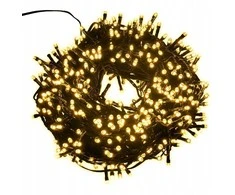 Girlianda 300 LED, šiltai balta