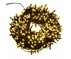 Girlianda 300 LED, šiltai balta