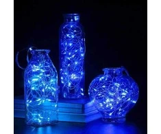 Girlianda 480 LED MicroLED su pultu "Smart", mėlyna, 48 m