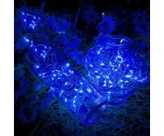 Girlianda 480 LED MicroLED su pultu "Smart", mėlyna, 48 m