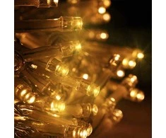 Girlianda 500 LED, varveklis, šiltai balta