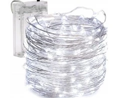 Girlianda 80 LED Micro, šalta balta