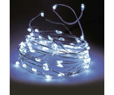 Girlianda 80 LED Micro, šalta balta