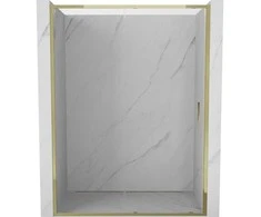 Dušo durys Mexen Exo, stumdomos, 135 cm, transparent/auksinis
