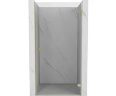 Dušo durys Mexen Lunar-B, dešinė, 70 cm, transparent/auksinis