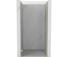 Dušo durys Mexen Lunar-B, kairė, 70 cm, transparent/auksinis