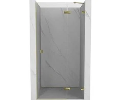 Dušo durys Mexen Lunar, dešininės, 115 cm, transparent/auksinis