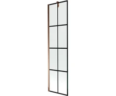 Vonios sienelė Mexen Next I, Rose auksinis/juodas raštas, 50 x 150 cm