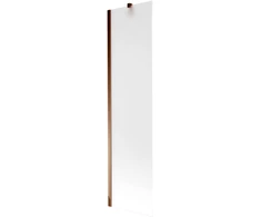 Vonios sienelė Mexen Next I, Rose auksinis/matinis stiklas, 50 x 150 cm