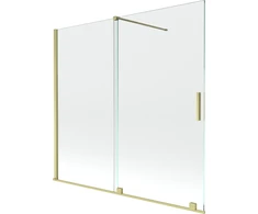 Vonios sienelė Mexen Velar II, Brushed auksinis, 160 x 150 cm
