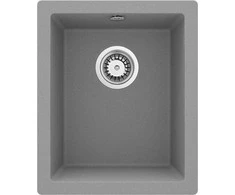 Granitinė virtuvinė plautuvė Deante Ella ZREXS10C, Metallic pilkas