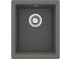 Granitinė virtuvinė plautuvė Deante Ella ZREXT10C, Anthracite metallic
