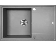 Granitinė virtuvinė plautuvė Laveo Megalo SBE_511T, Pilkas