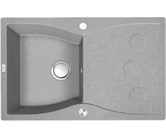 Granitinė virtuvinė plautuvė Laveo Molokin SPO_511T, Pilkas