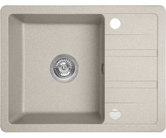 Granitinė virtuvinė plautuvė Laveo Stella SBY_413T, rusvai gelsvas