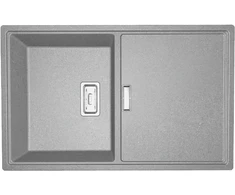 Granitinė virtuvinė plautuvė Laveo Tonga SPT_511Y, Pilkas