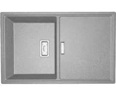 Granitinė virtuvinė plautuvė Laveo Tonga SPT_511Y, Pilkas