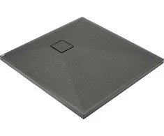 Granitinis dušo padėklas Deante Correo, Anthracite metallic, 80x80 cm