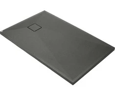Granito dušo plytelės Deante Correo, antracito metalo, 140x80 cm