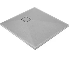 Granitinis dušo padėklas Deante Correo, Metallic pilkas, 80x80 cm