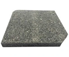 Granitinis pagrindas lauko skėčiui (1/4), 47x47x4 cm, 25 kg