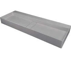 Granitinis praustuvas Deante Blur, 100x40 cm, CQB_SU1S, Metallic pilkas
