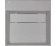 Granitinis praustuvas Deante Correo, 40x40 cm, CQR_SU4M, Metallic pilkas