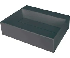 Granito praustuvas Deante Correo, 50x40 cm, CQR_TU5M, antracito metalo