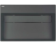 Granito praustuvas Deante Correo, 60x40 cm, CQR_TU6M, antracito metalo