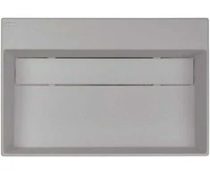 Granitinis praustuvas Deante Correo, 60x40 cm, CQR_SU6M, Metallic pilkas