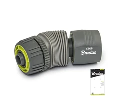 Greita jungtis 1/2" Bradas LIME LINE SOFT su kampo reguliavimu ir STOP funkcija